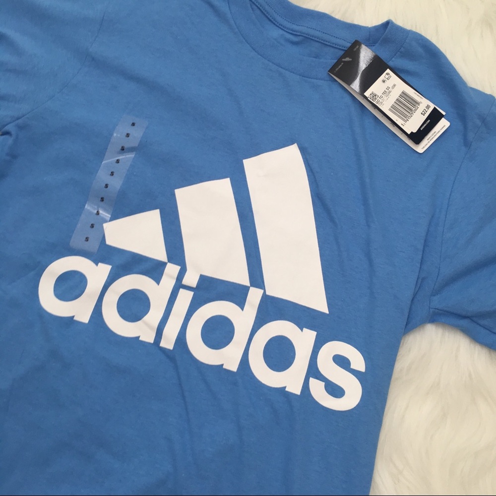 ⬇️$20 LAST ONE NWT Adidas blue tshirt - Picture 4 of 8